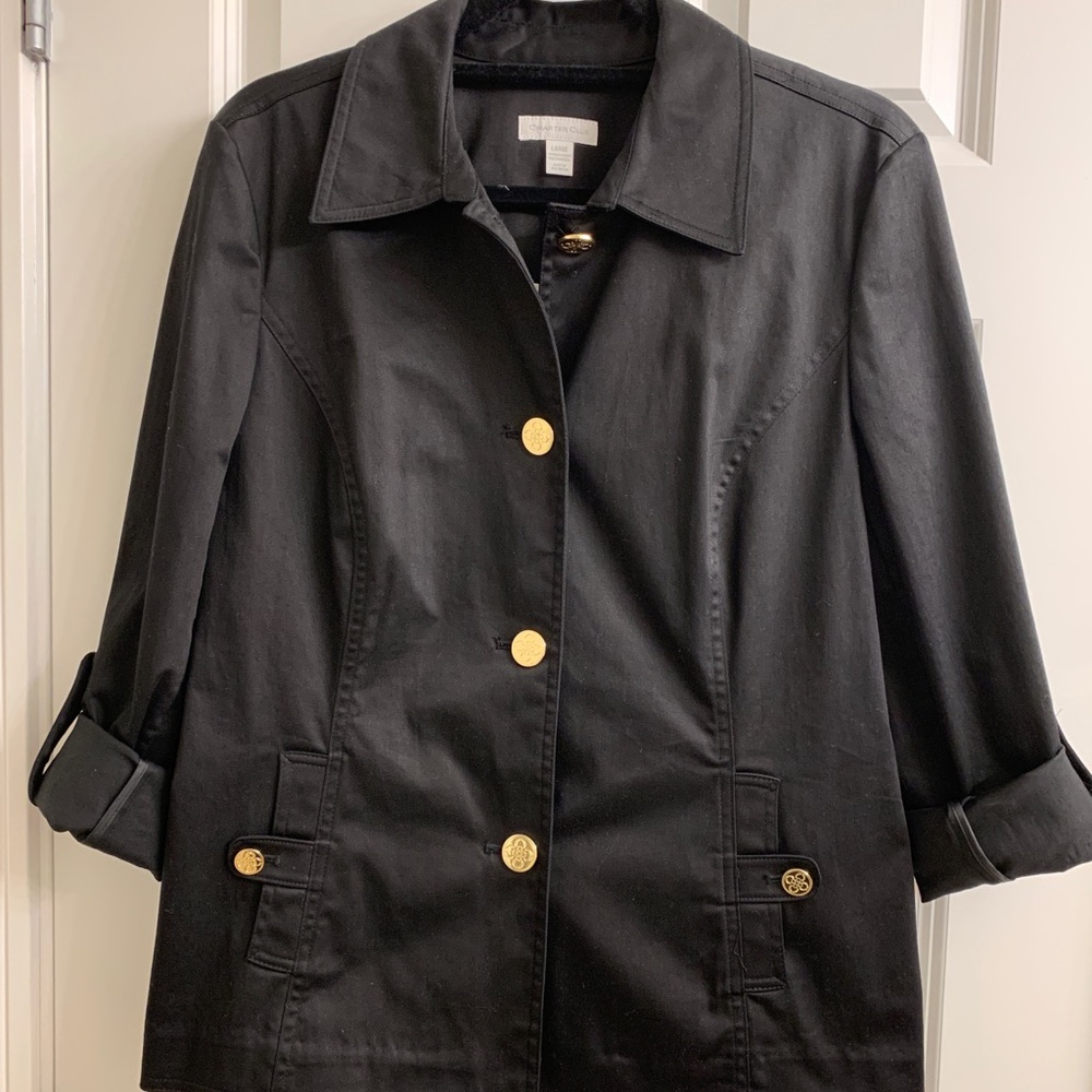 Charter Club Black Blazer